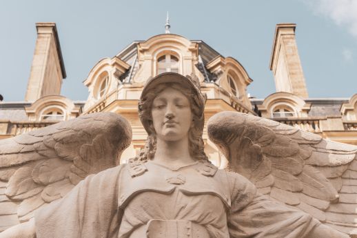 Victoire ailée, monument aux morts 1914-1918, hôtel de ville d'Epernay.