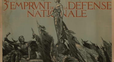 Affiche d'appel au 3ème emprunt de la défense nationale, René Lelong, 1917 (conservée à la Médiathèque d'Epernay).